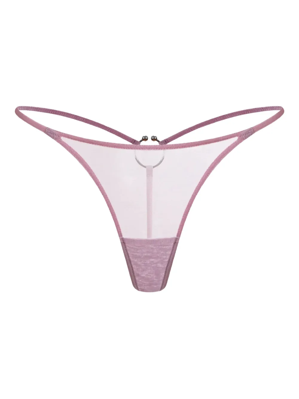 Zhilyova ring-detail thong | Pink | Image 1