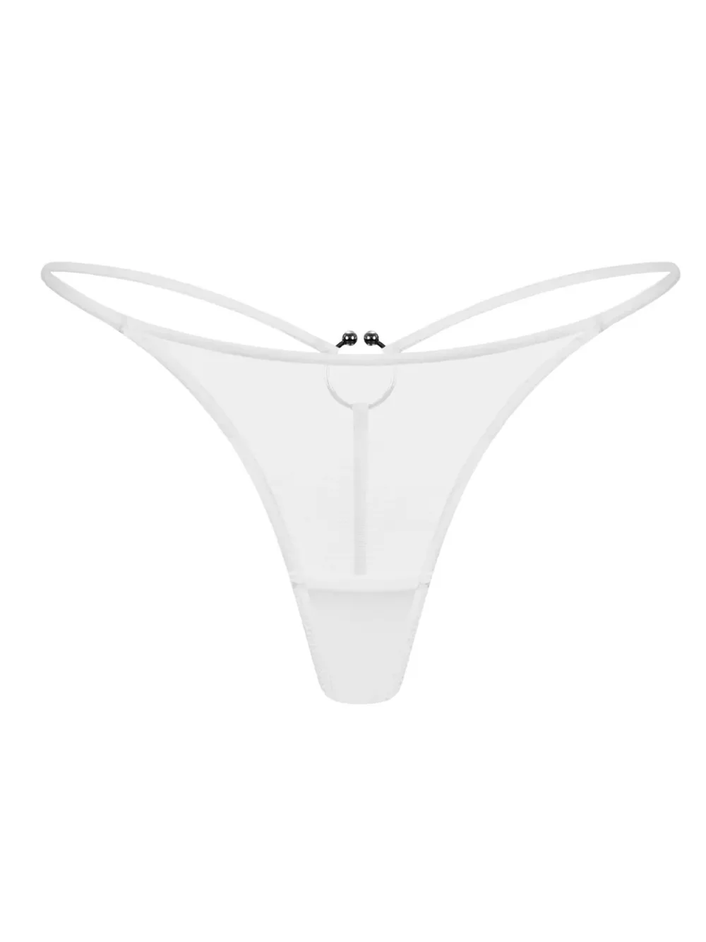 Zhilyova Dune string met ringdetail - Wit