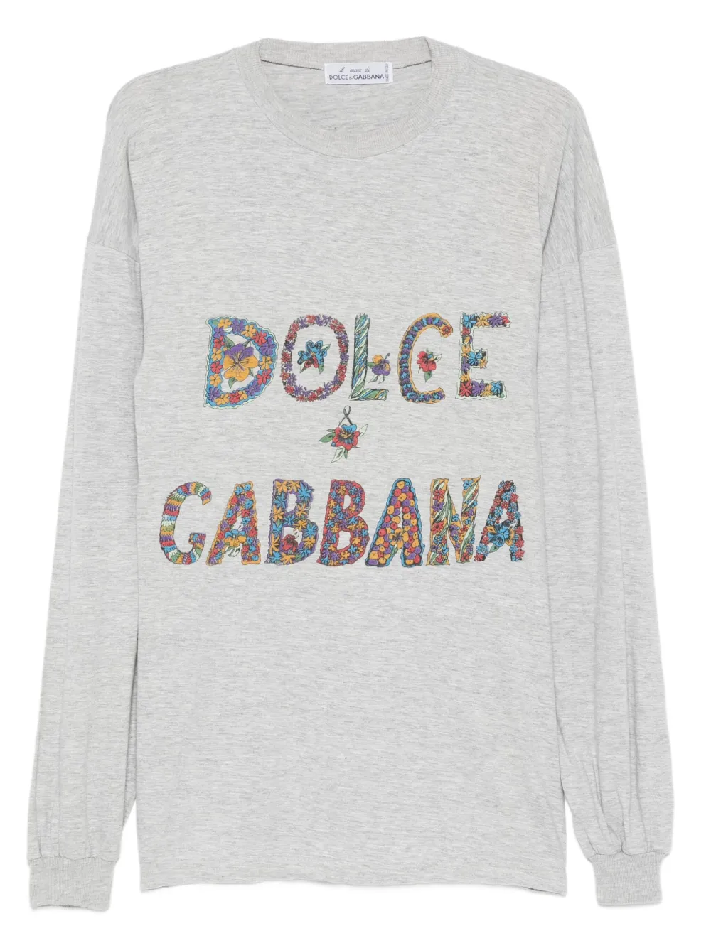 Dolce & Gabbana Pre-Owned 2000s logo-print sweatshirt | Grey | Image 1