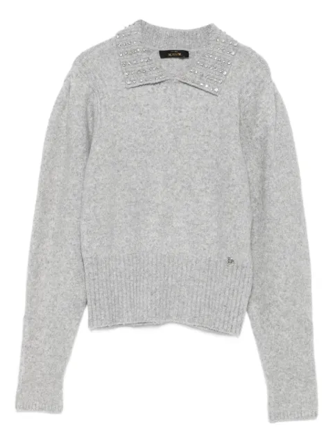 TWINSET embellished-collar sweater