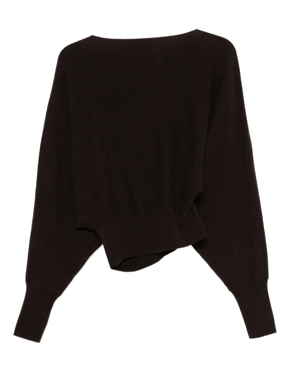 Alberta Ferretti Trui met geknoopt detail Bruin