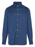 Finamore 1925 Napoli textured shirt - Blue