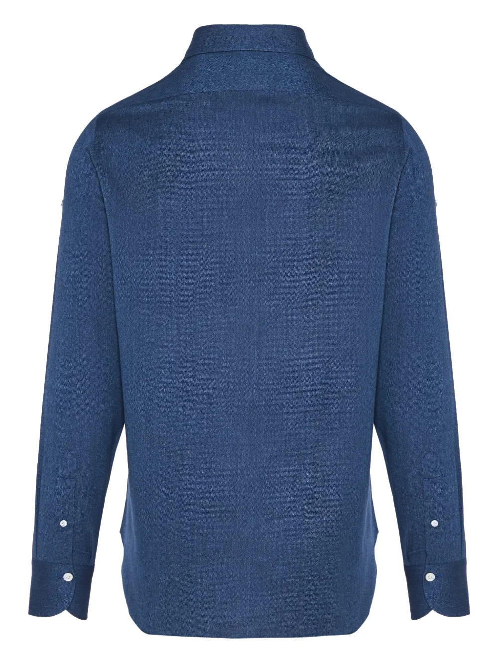 Finamore 1925 Napoli textured shirt - Blauw