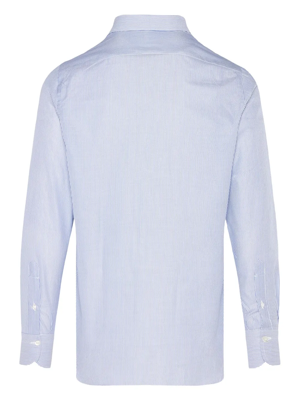 Finamore 1925 Napoli striped cotton shirt - Blauw