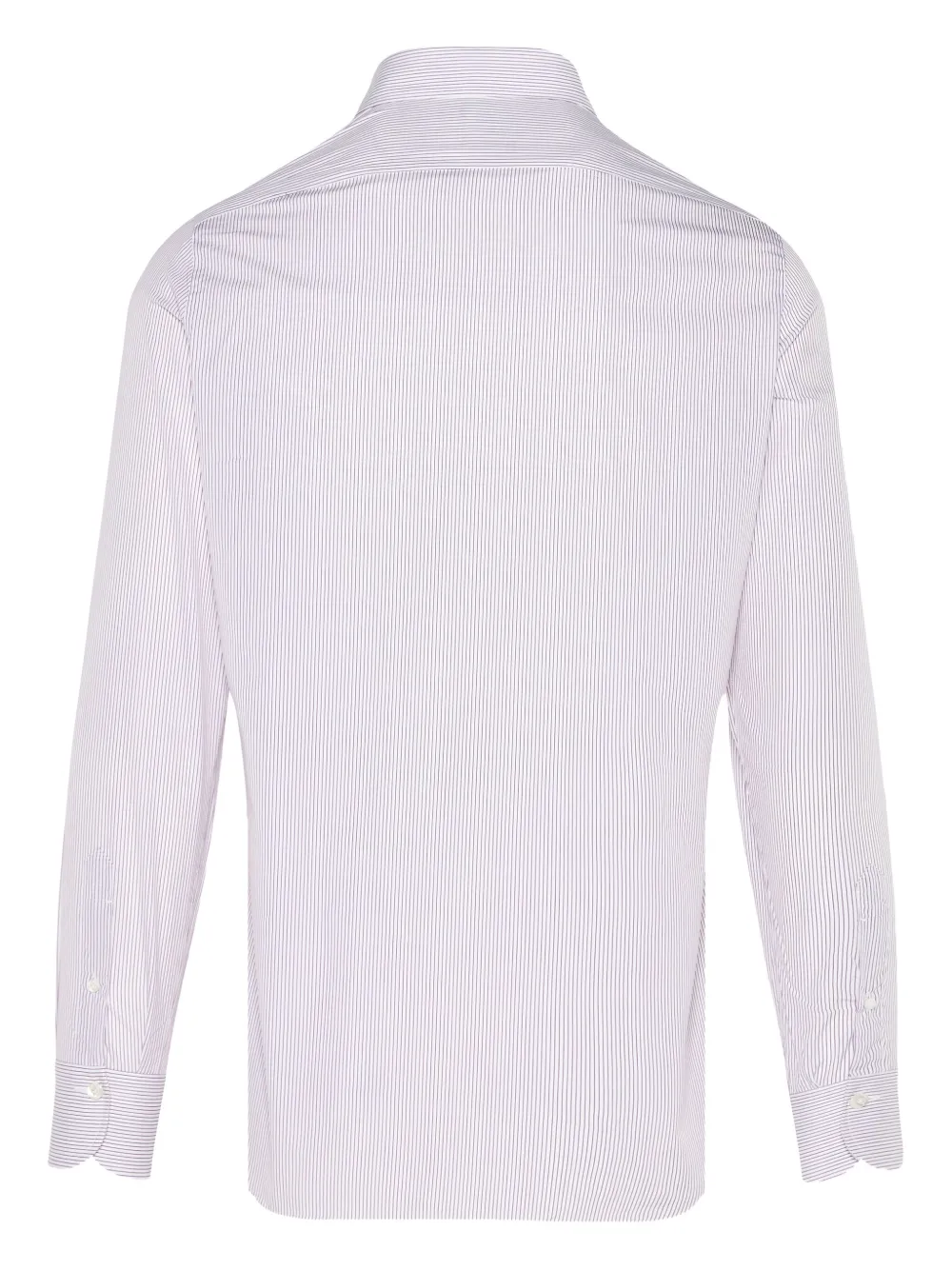 Finamore 1925 Napoli pinstripe long-sleeve shirt Roze