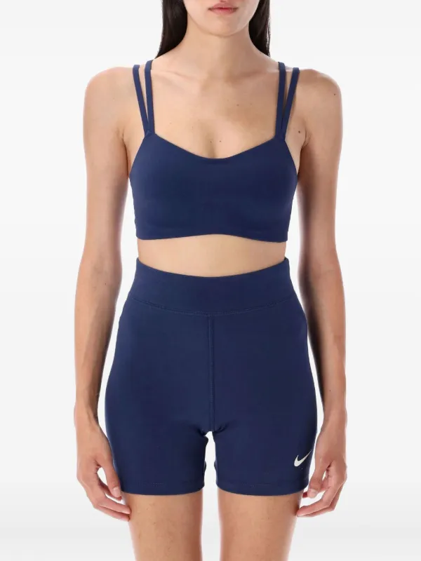 nike double strap sports bra
