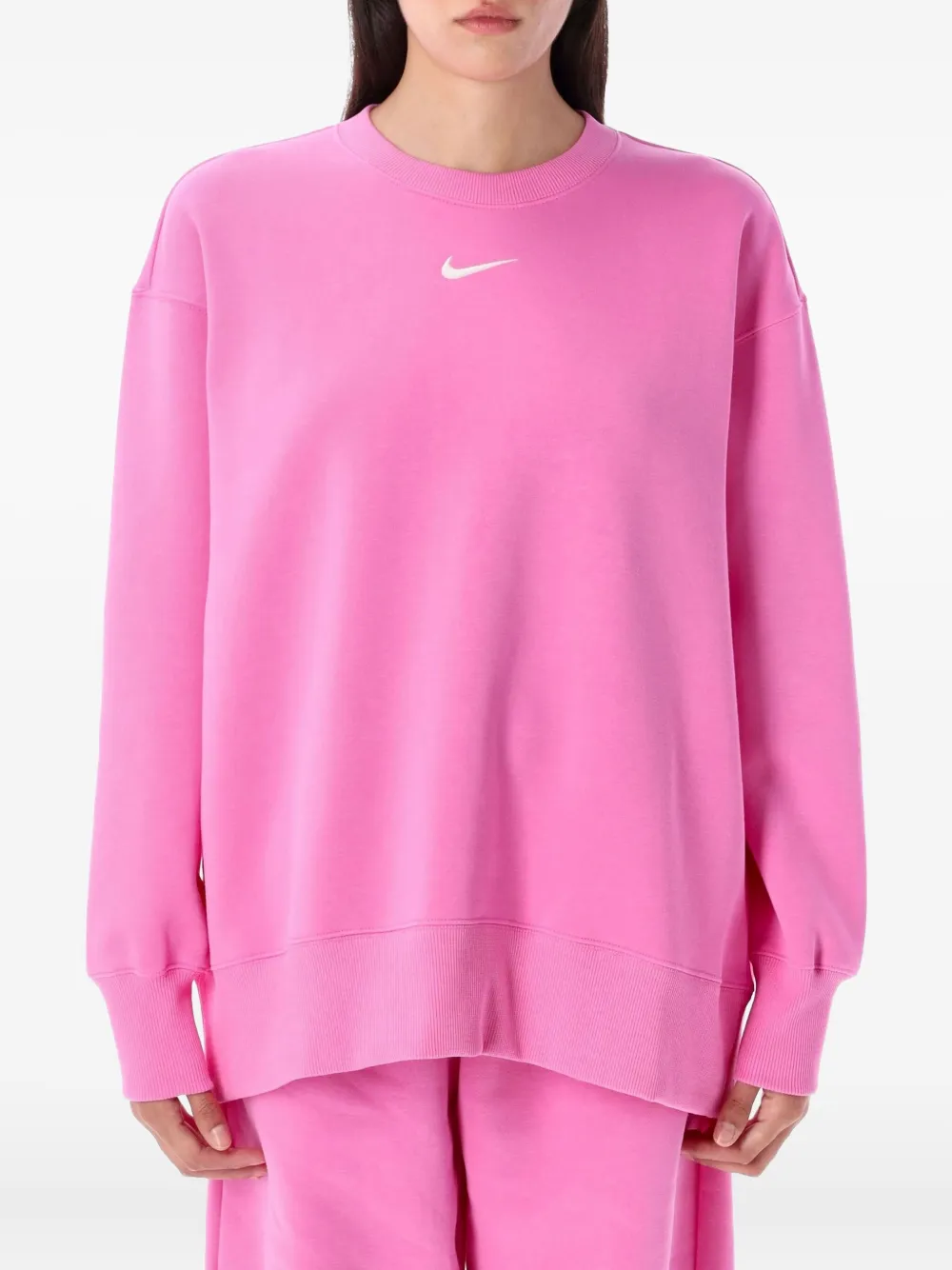 Nike Phoenix crew-neck sweatshirt Roze