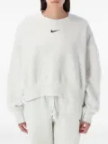Nike Swoosh-logo crew-neck sweatshirt - Grey