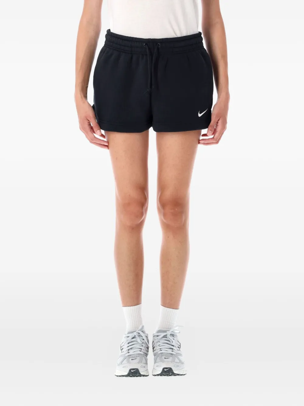fleece drawstring shorts