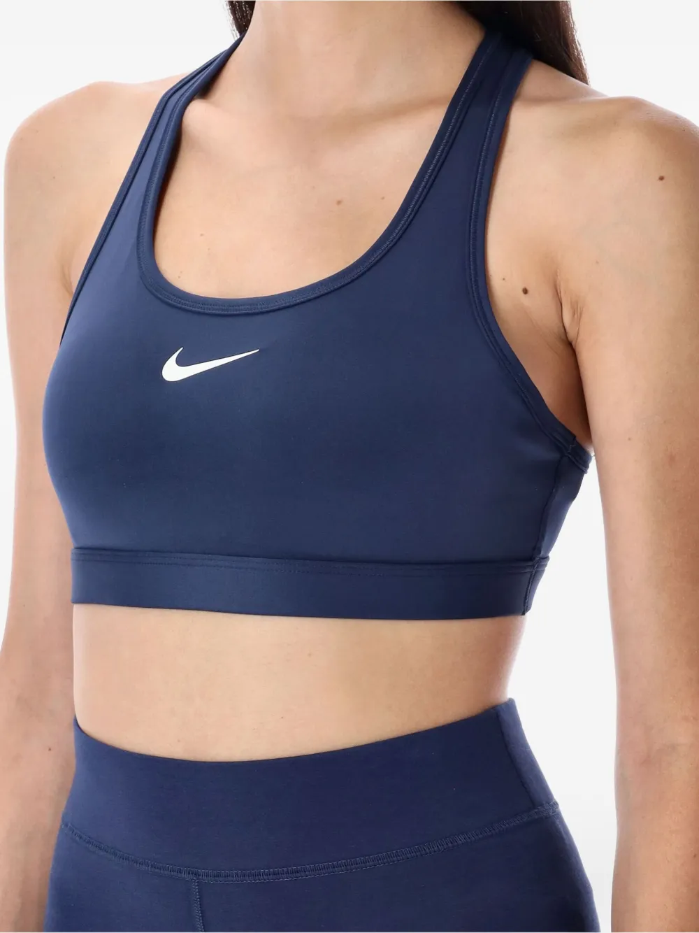 Nike racer-back sports bra Blauw