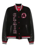 Sinclair patch-emblem bomber jacket - Black