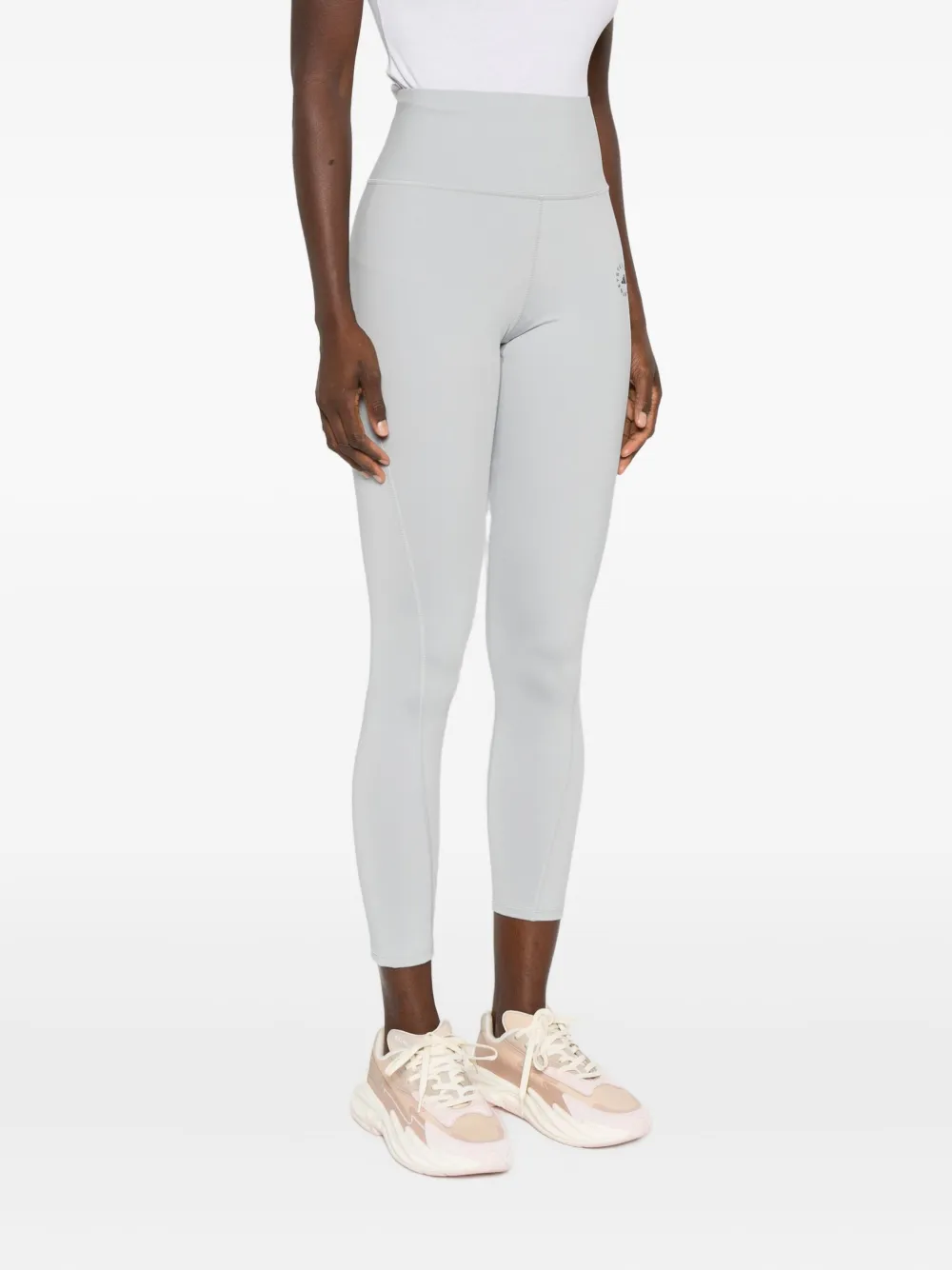 adidas by Stella McCartney logo-embellished leggings Blauw