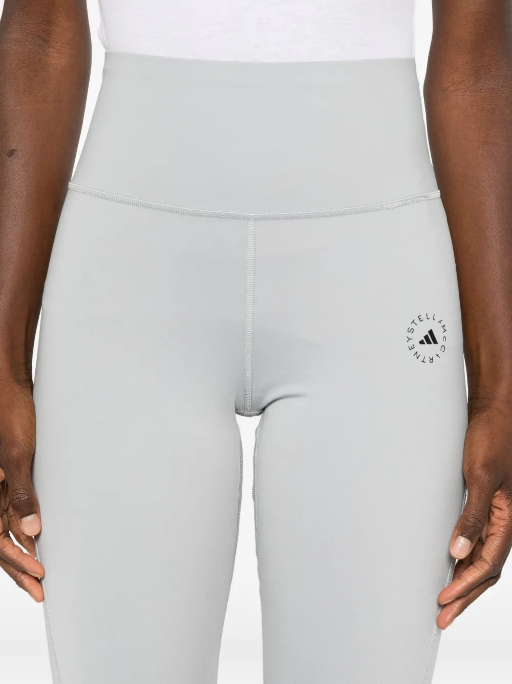 adidas by Stella McCartney logo-embellished leggings Blauw