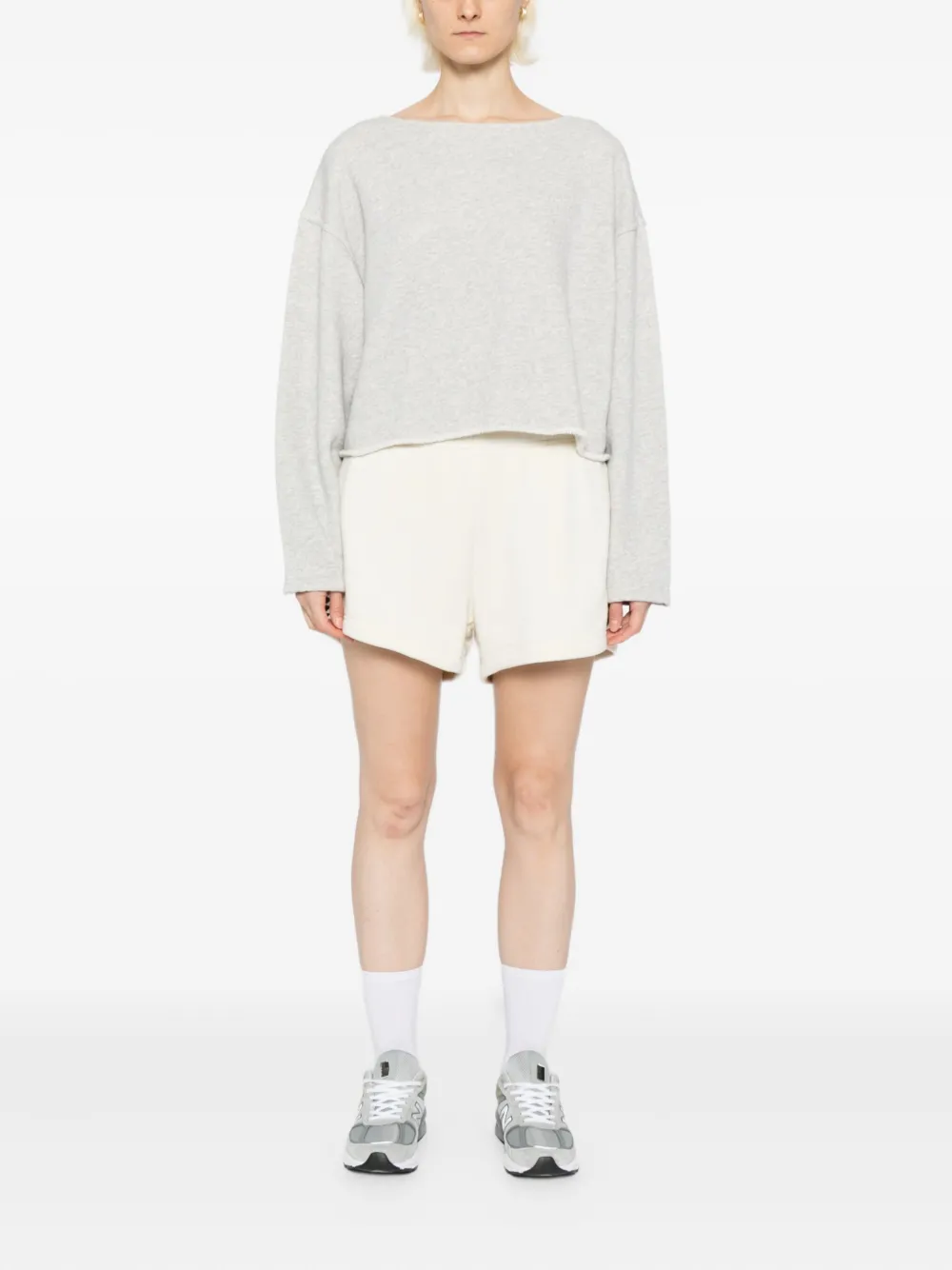 Rag & Bone Vintage Terry Shorts In Neutral