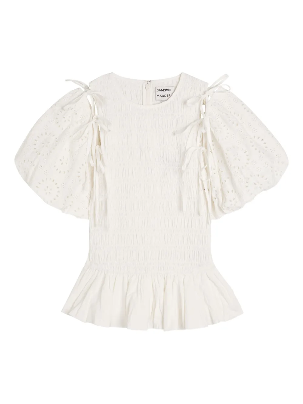 DAMSON MADDER Becca broderie-anglaise blouse - Wit