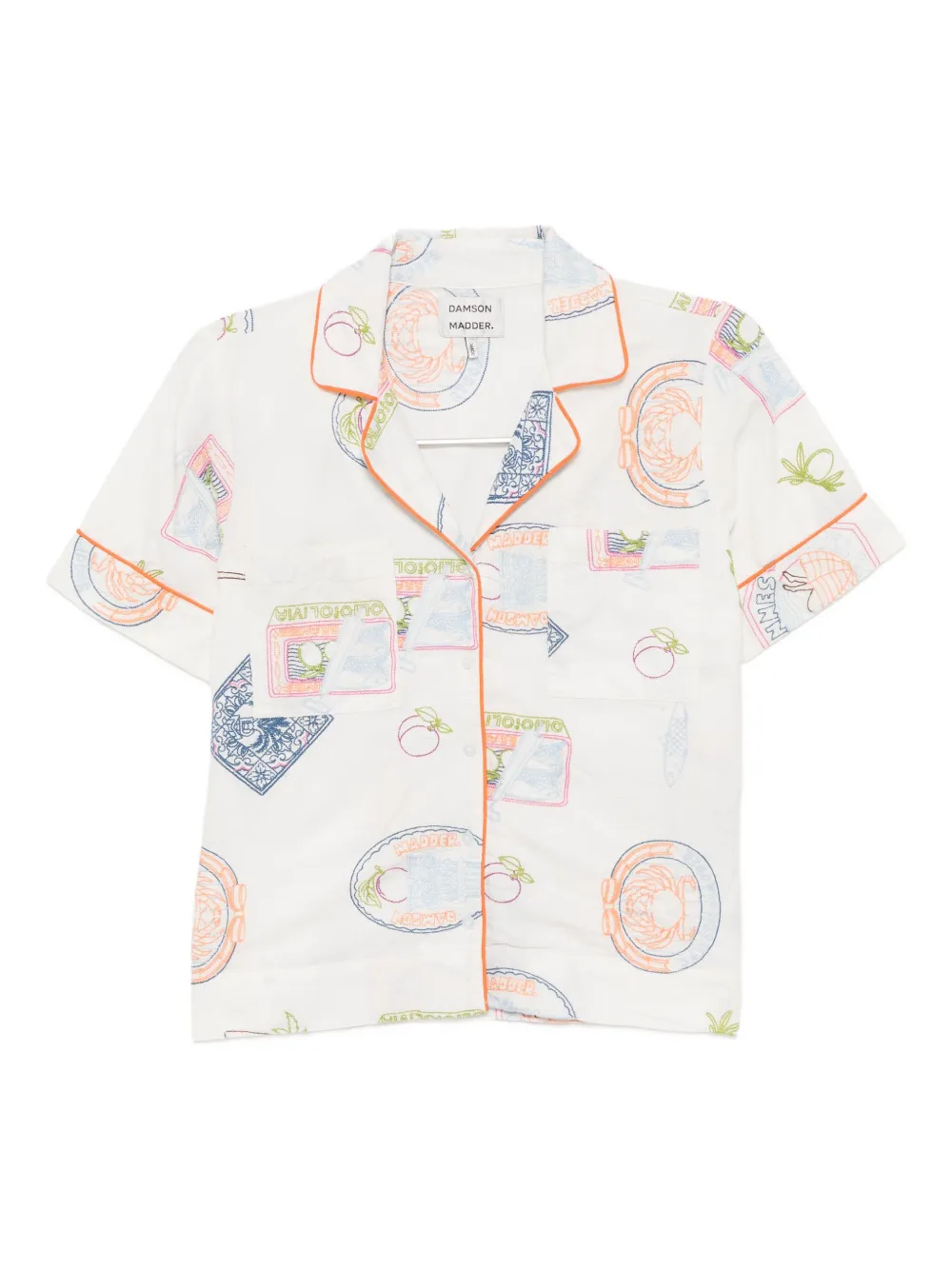 Damson Madder Chlo Shirt In White