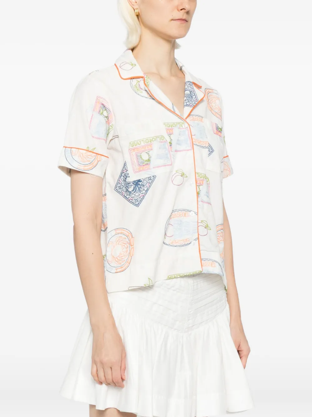 DAMSON MADDER Chlo blouse Wit