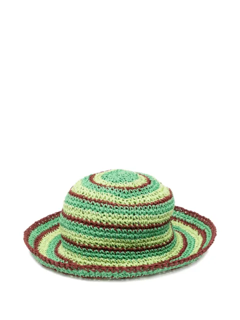 DAMSON MADDER Raffia bucket hat