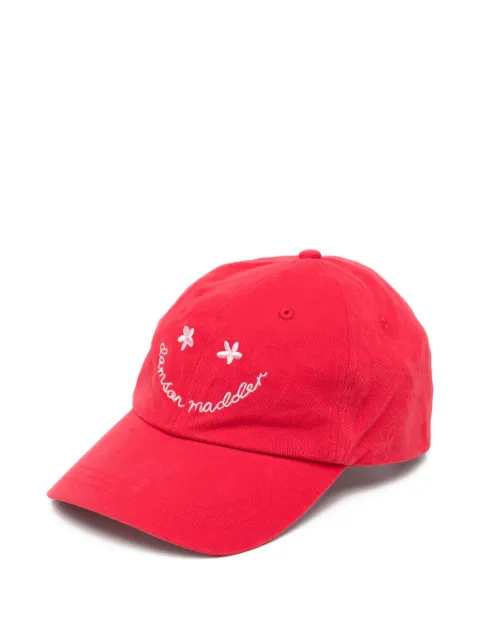 DAMSON MADDER washed-smiley cap