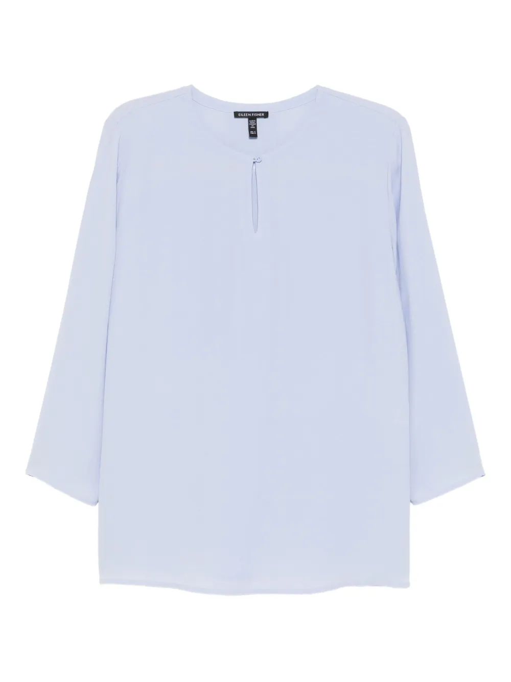 Eileen Fisher Zijden tuniek van georgette crêpe Blauw