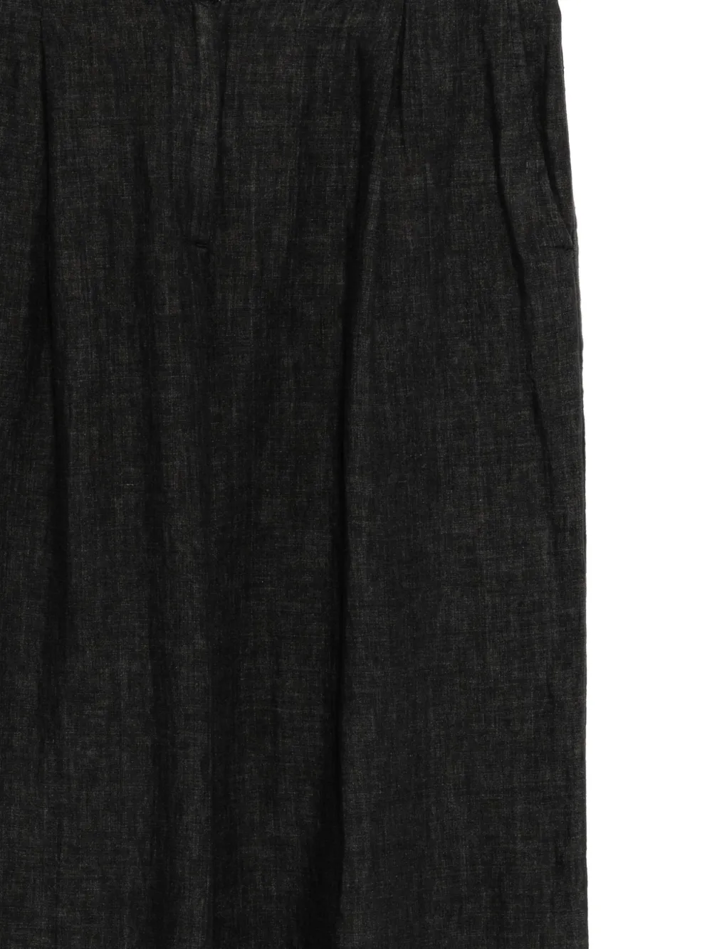 Eileen Fisher Linen Wide-leg Trousers In Gray