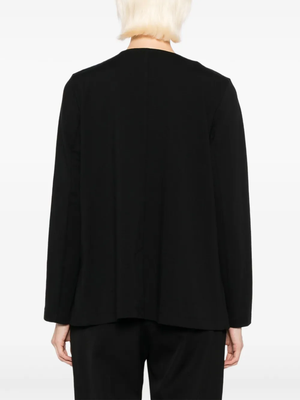 Eileen Fisher Blazer met V-hals Zwart
