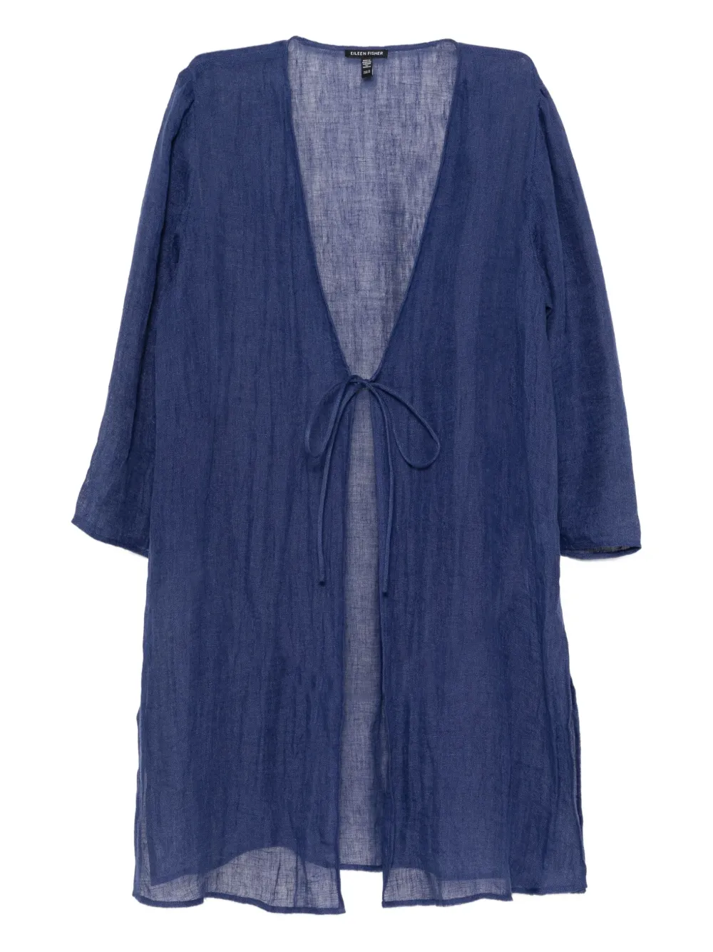 Eileen Fisher abrigo con botones | azul | Image 1