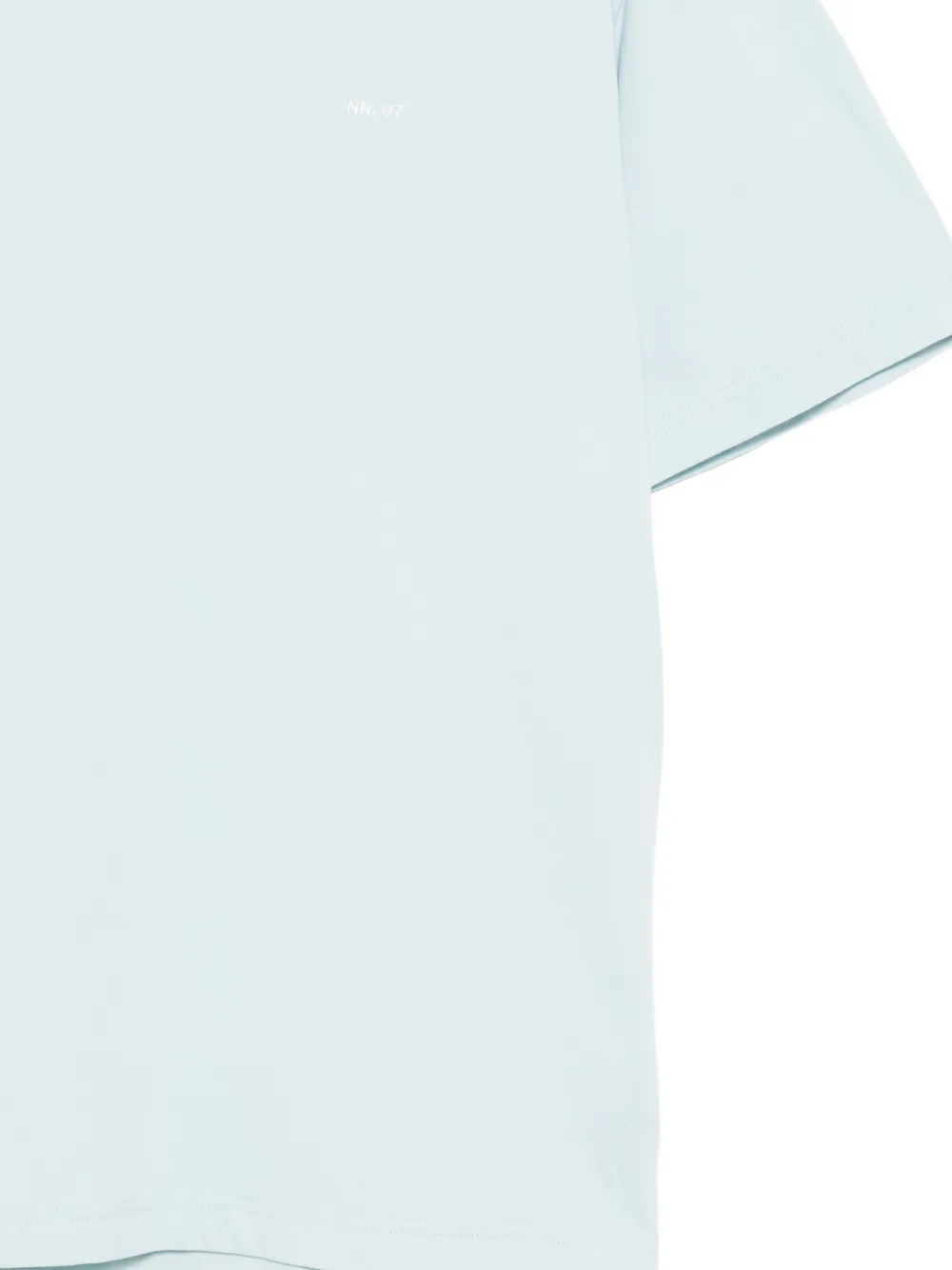 Nn07 Adam 3209 Logo-embroidered Pima Cotton-jersey T-shirt In Blue