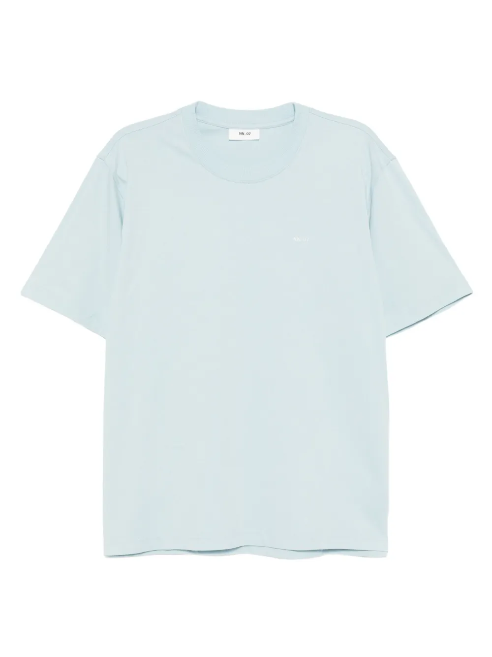 NN07 Adam logo pima T-shirt | Blue | Image 1