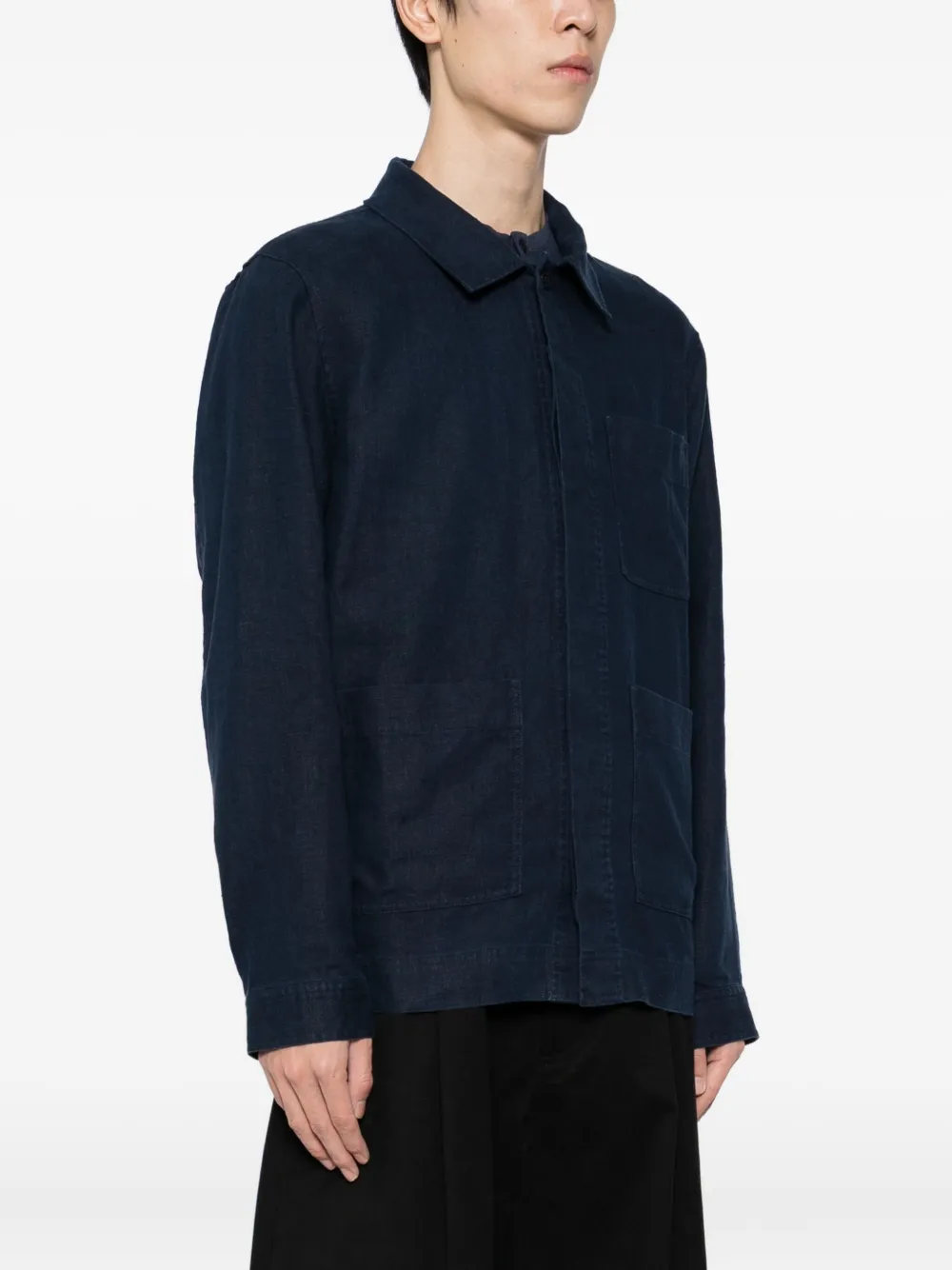 Nn07 Olav Jacket In Blue