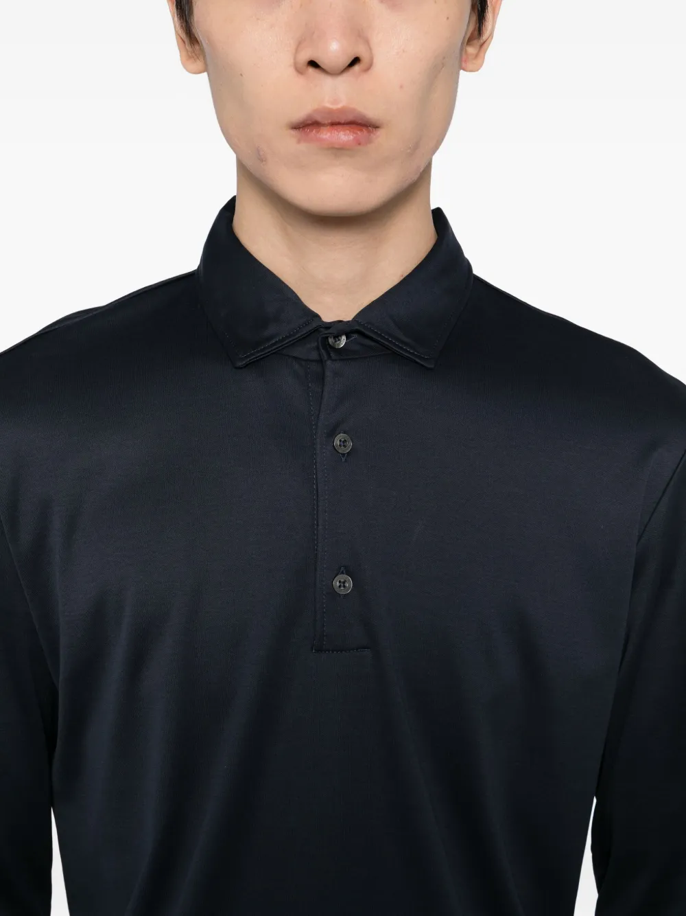 Aurélien Interlock Polo Shirt In Blue