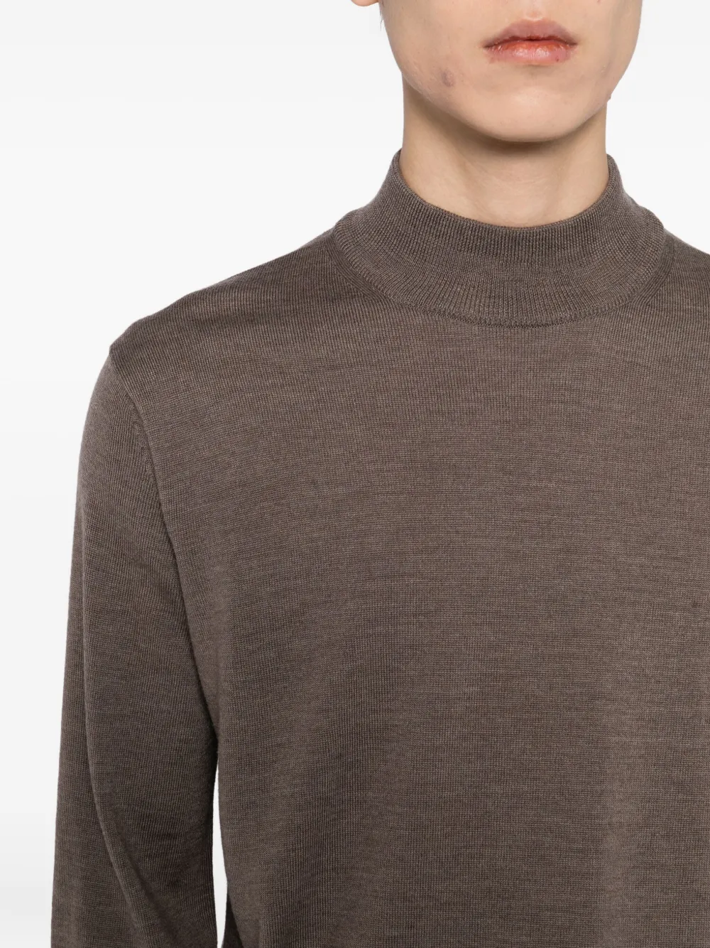 Aurélien Mockneck Jumper In Brown