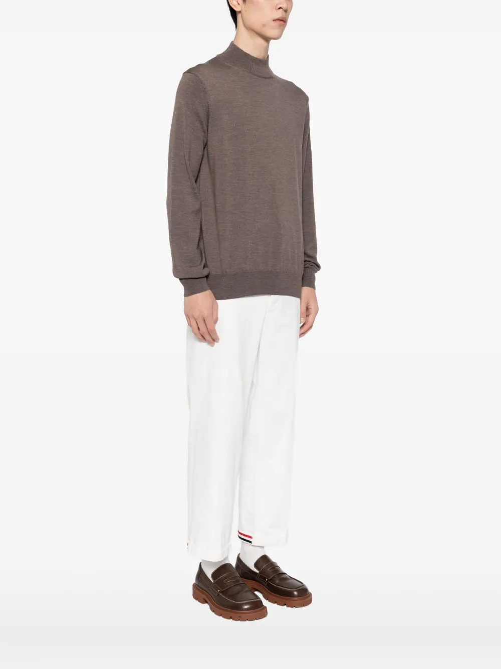 Aurélien Mockneck Jumper In Brown