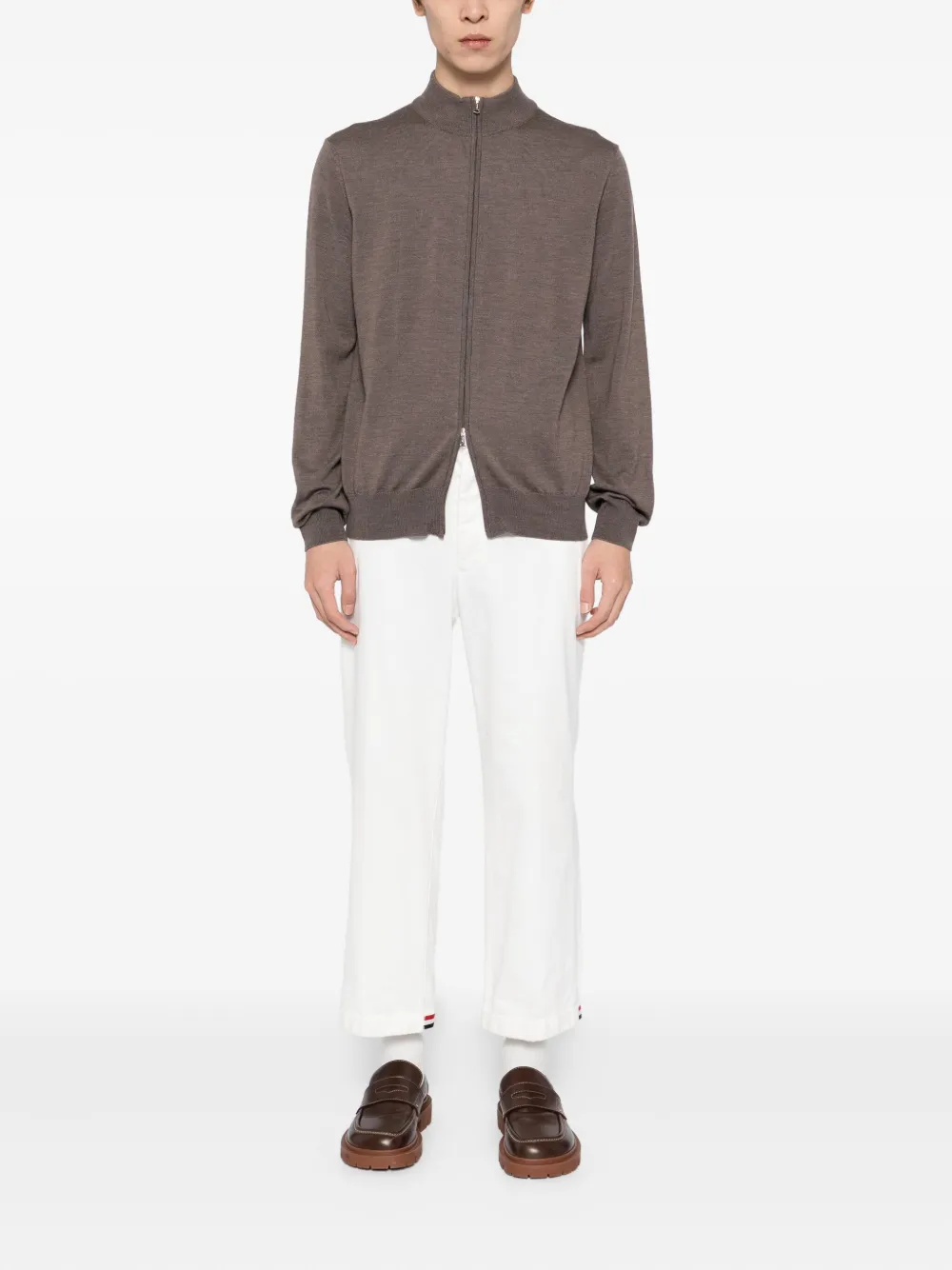 Aurélien merino zipper cardigan | Cardigans | Image 2