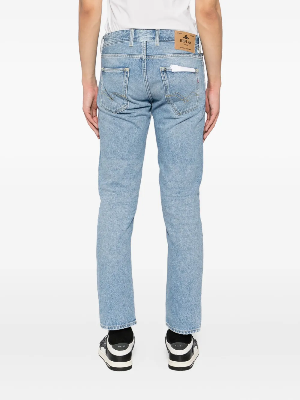 Replay Grover jeans Blauw