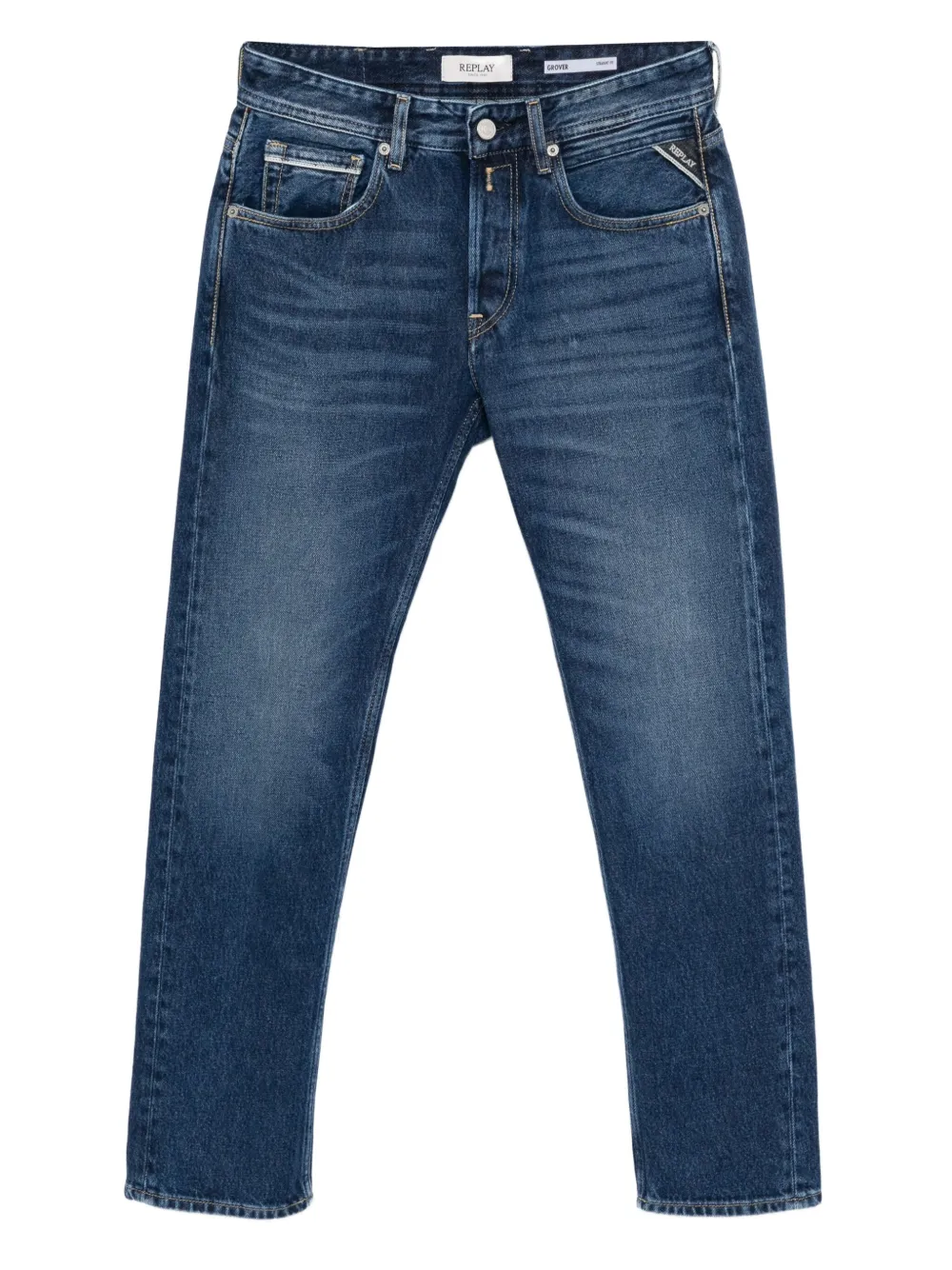 Replay Grover jeans Blauw