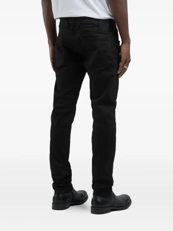 Replay Hyperflex belt-loops Jeans | Black | FARFETCH ZA