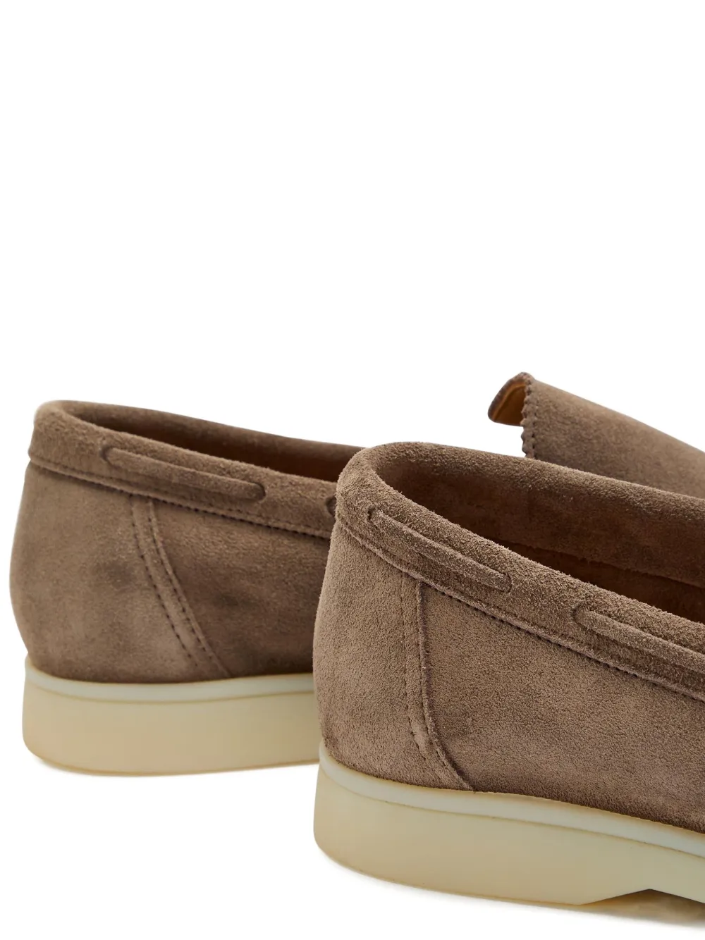 Aurélien Yacht suede leather loafers Brown