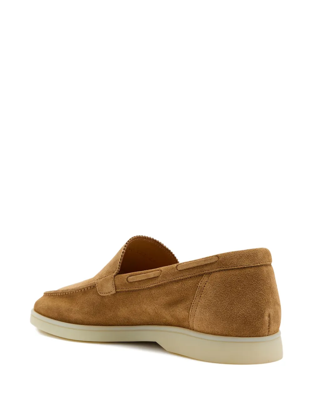 Aurélien Yacht loafers van suède leer - Beige