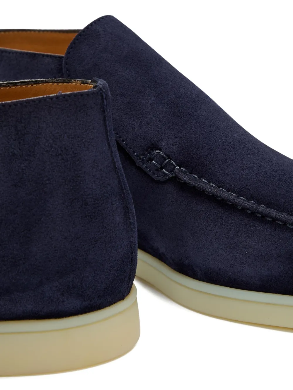 Aurélien City suede loafers Blue