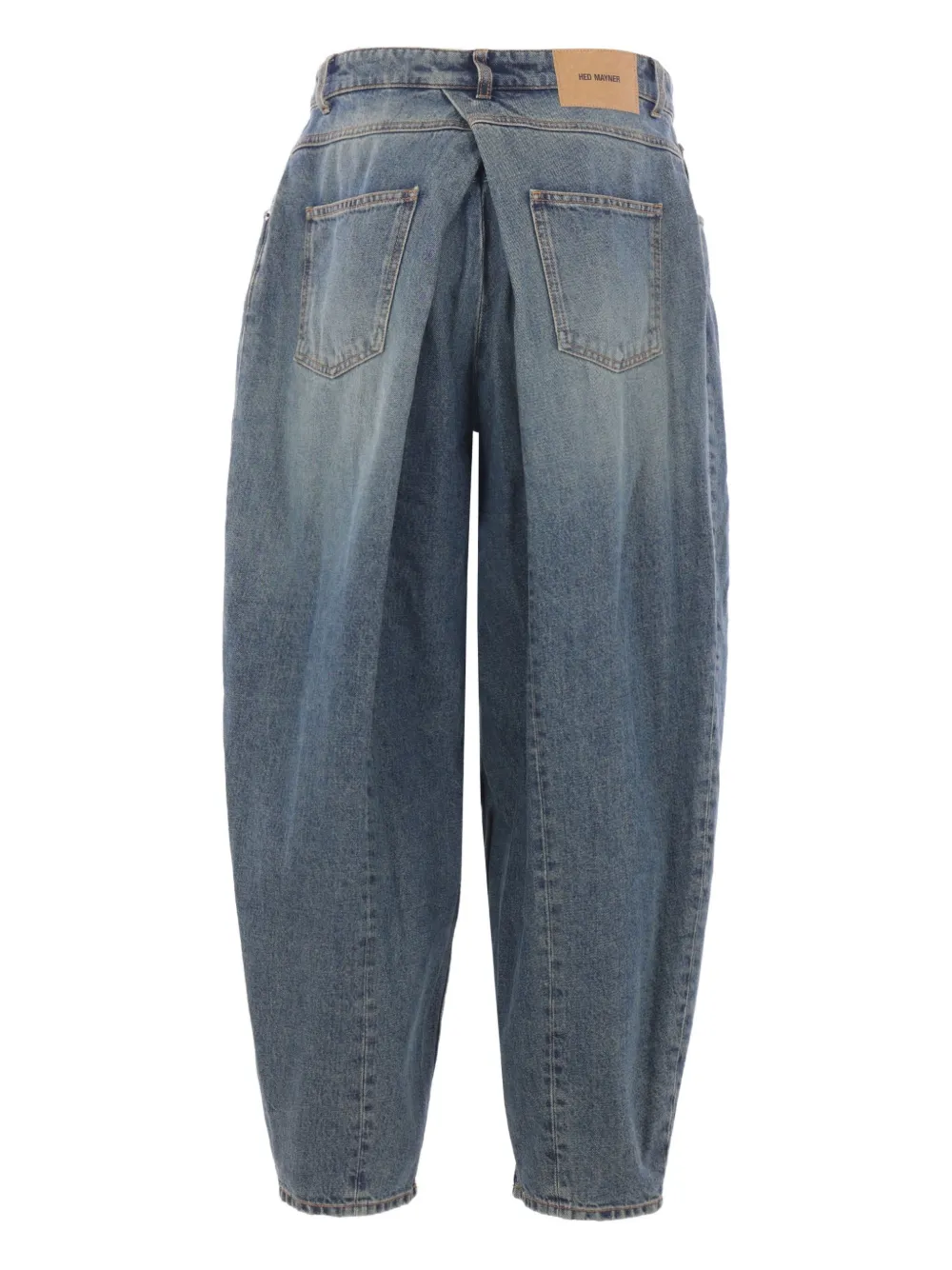 Hed Mayner Geplooide jeans - Blauw