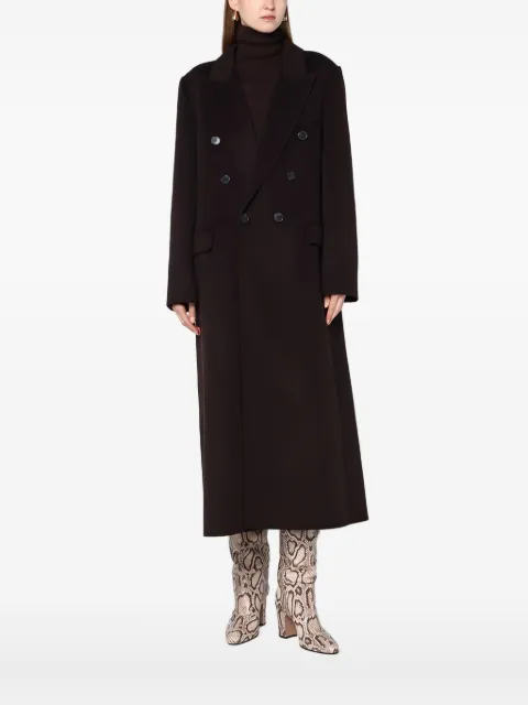 Victoria Beckham wool blend double-breasted coat