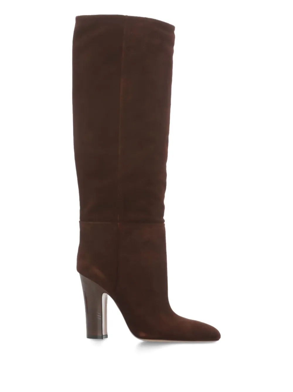 Paris Texas 100mm Lavinia knee-high leather boots Brown