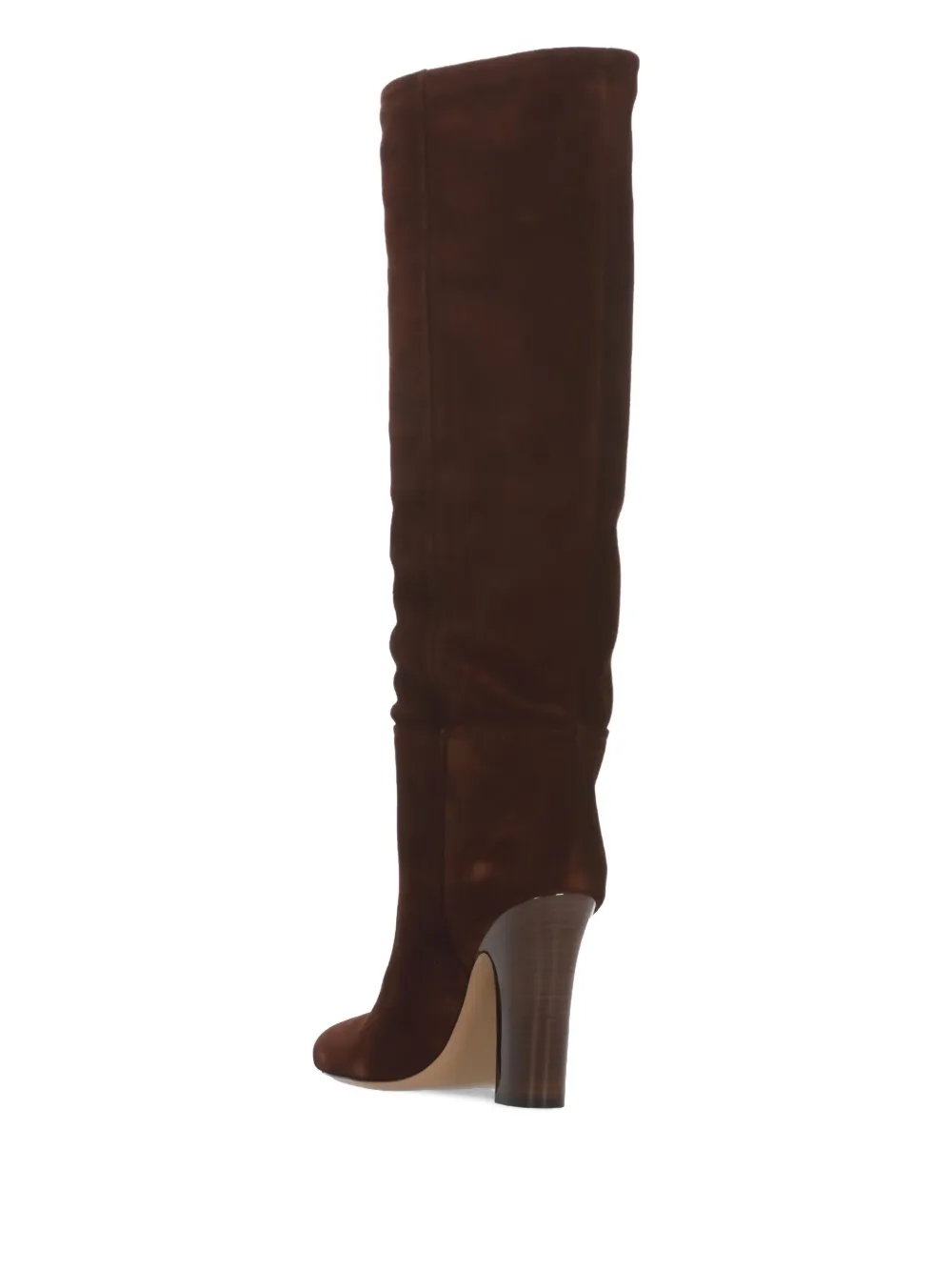 Paris Texas 100mm Lavinia knee-high leather boots Brown