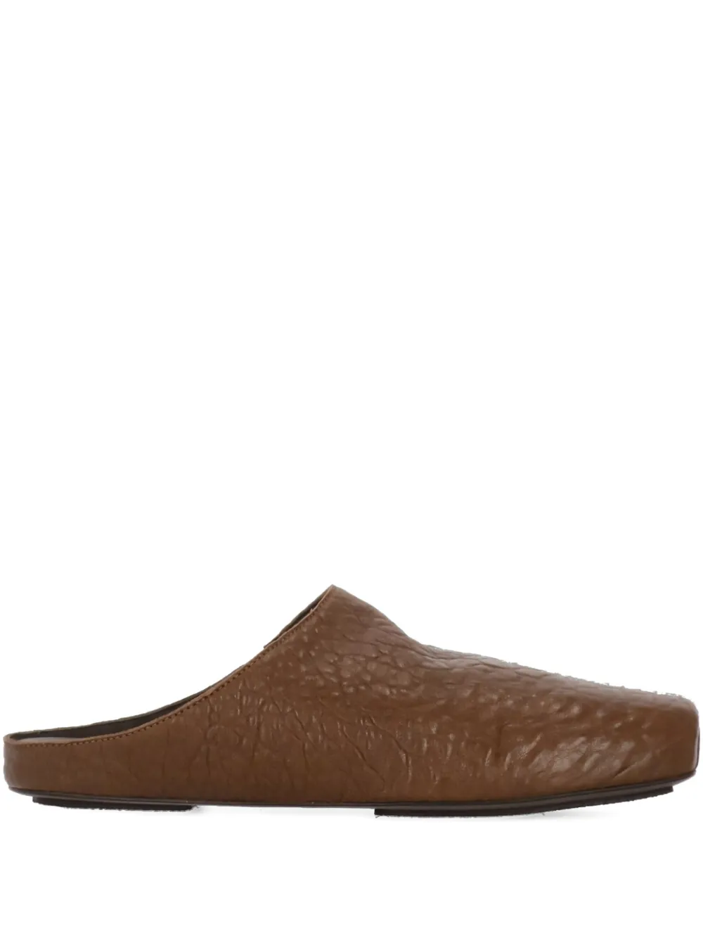 Uma Wang square-toe mules | Brown | Image 1