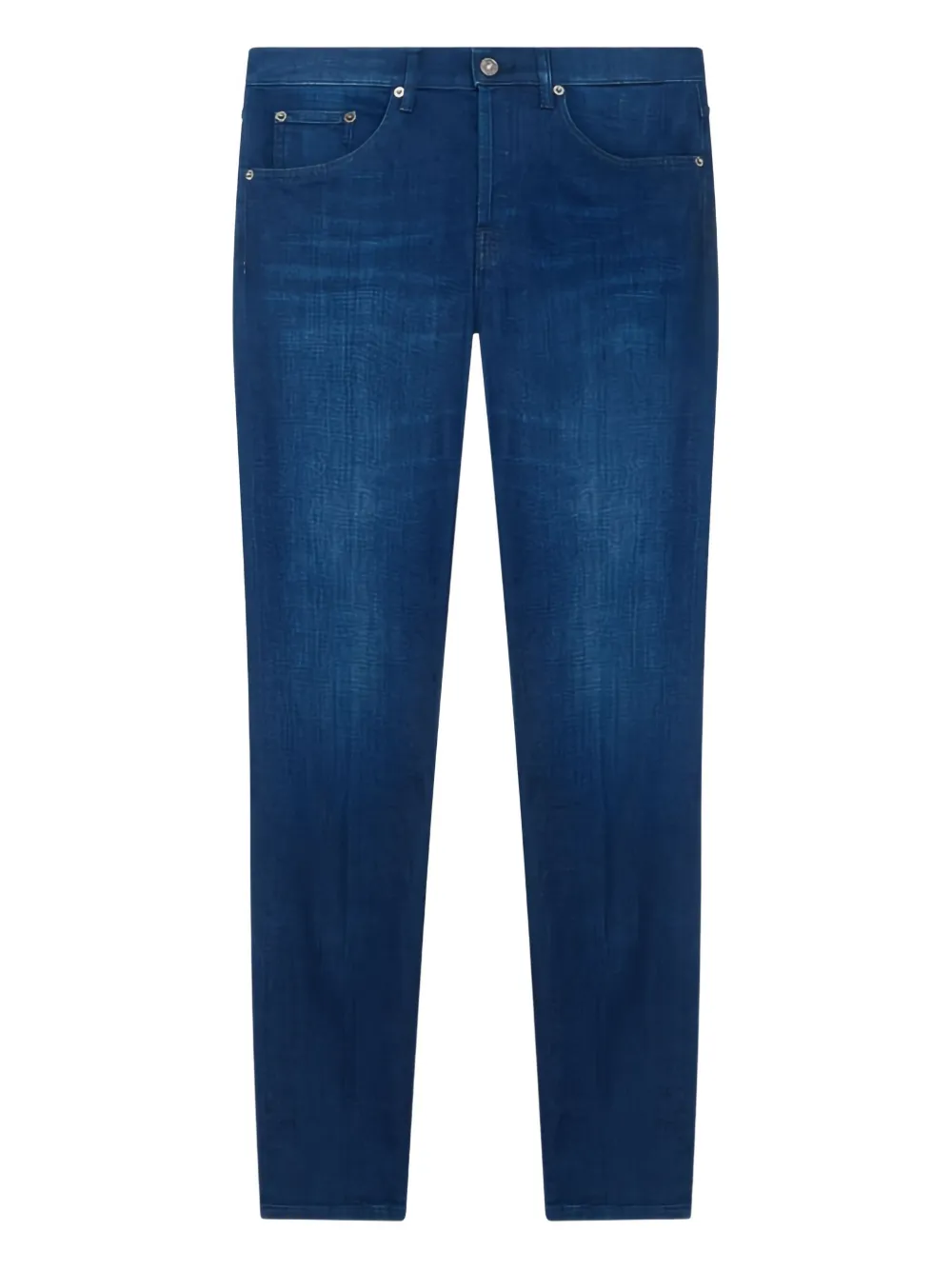 DONDUP logo-patch trousers | Blue | Image 1