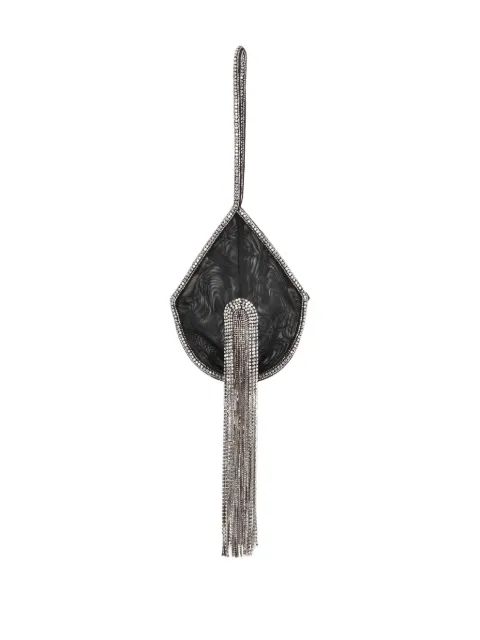 FROLOV crystal-embellished teardrop clutch