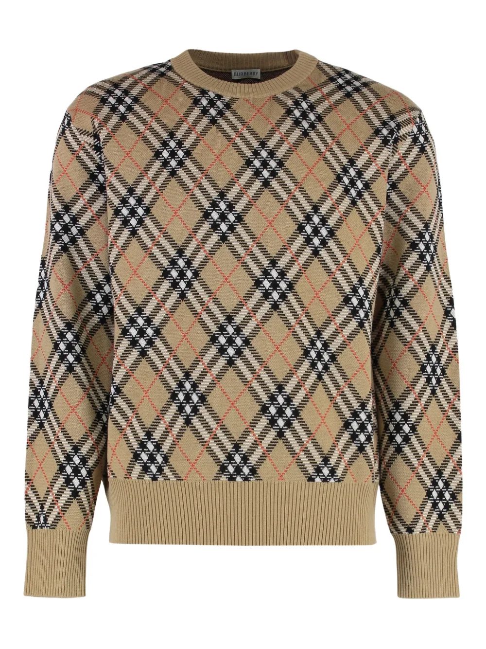 Burberry Geruite trui B9368