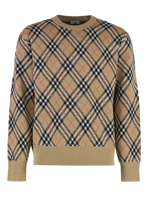 Burberry checked sweater