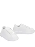 Just Cavalli debossed-logo platform sneakers - White